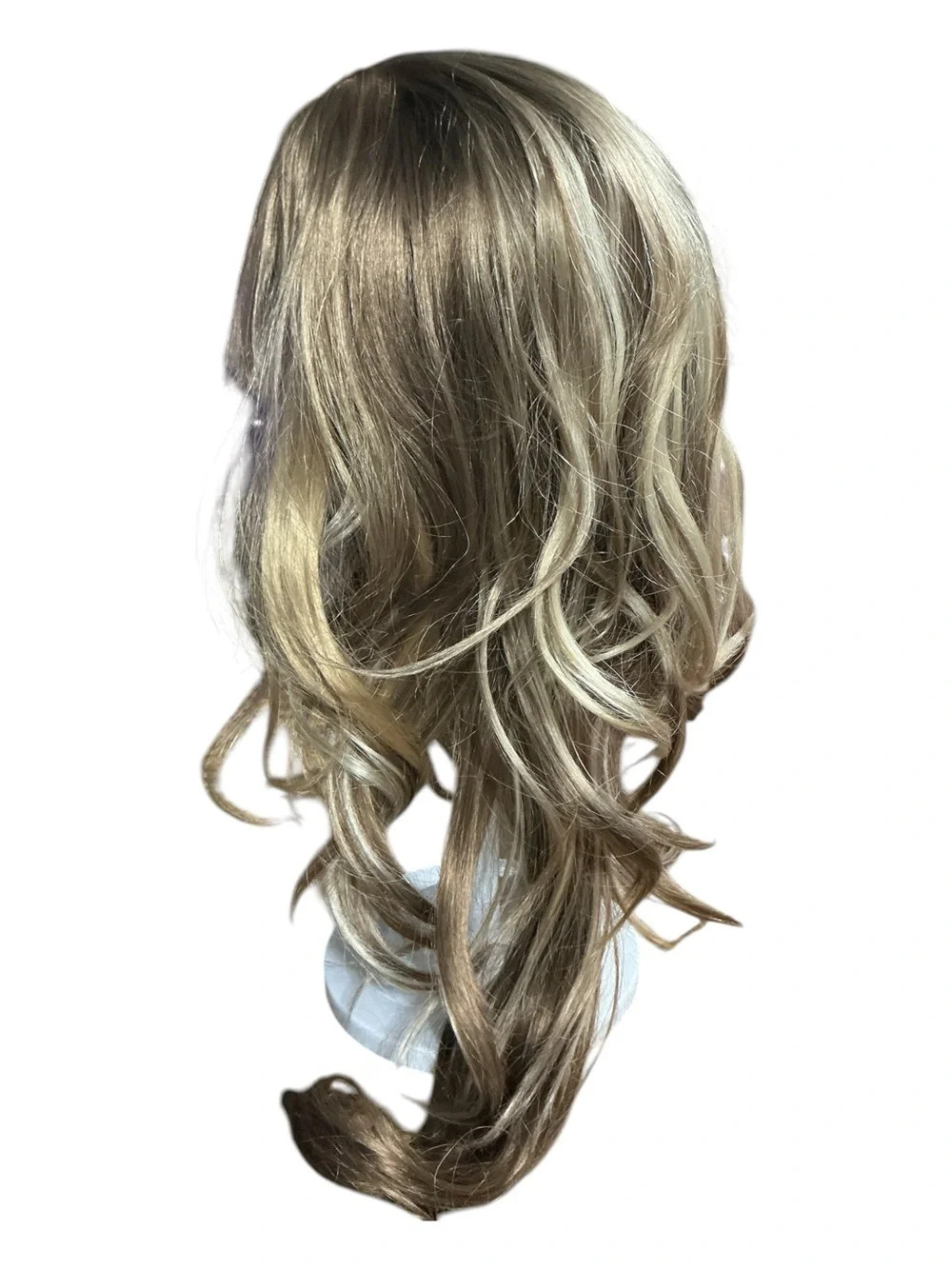 CSC Kristina. Blonde Long Wavy Wig with Bangs - Women Hair